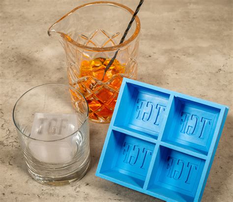 personalized silicone ice molds.